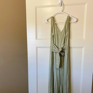 Sage green striped jumper💚